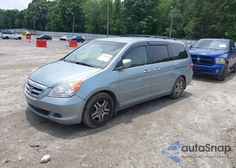 2006 Honda Odyssey Ex z USA, uszkodzony, nr VIN 5FNRL38476B004712